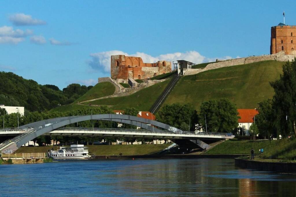 Slucko Central Studio Apartment near River Vilnius Esterno foto